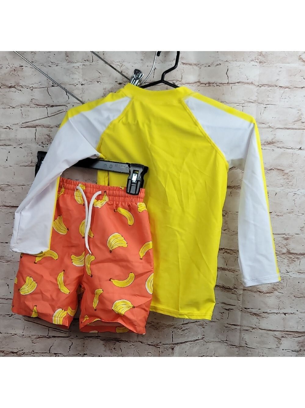 yellow banana swim trunks and shirt boy's 5 year new in package amazon